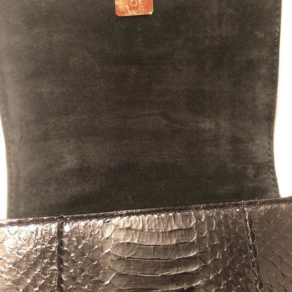 Beautiful VBH Pulse First Edition ( 210/300) black python clutch - h/m Italy - Picture 4 of 8